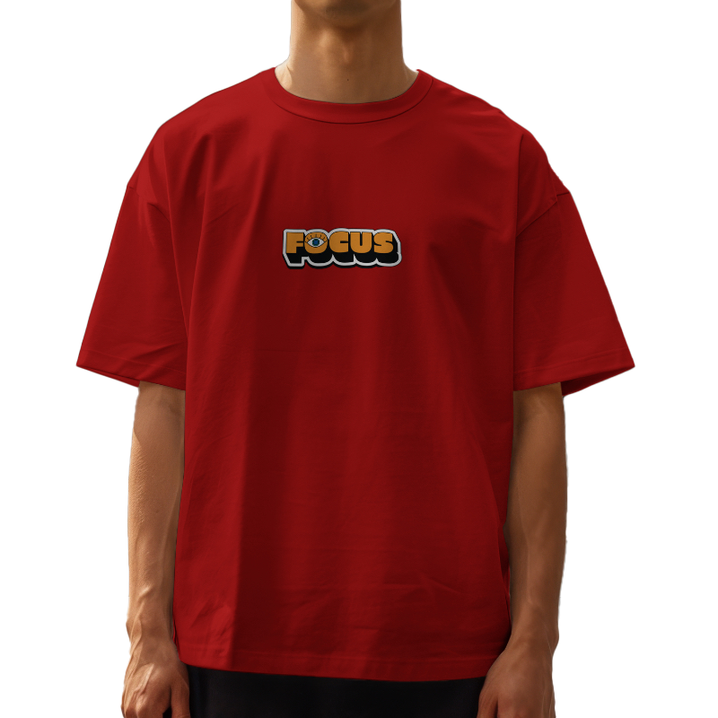 FOCUS OVERSIZED COTTON T-SHIRT