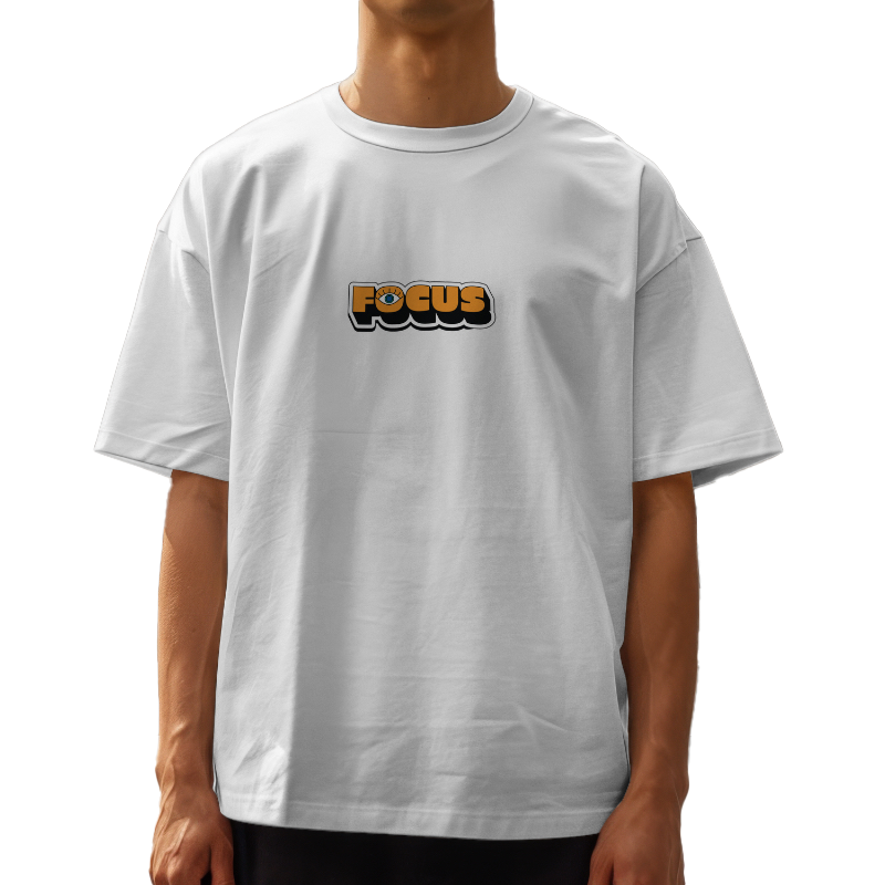 FOCUS OVERSIZED COTTON T-SHIRT