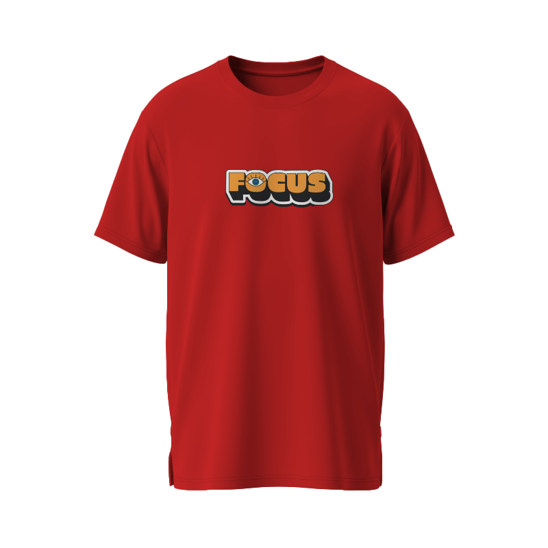 FOCUS OVERSIZED COTTON T-SHIRT