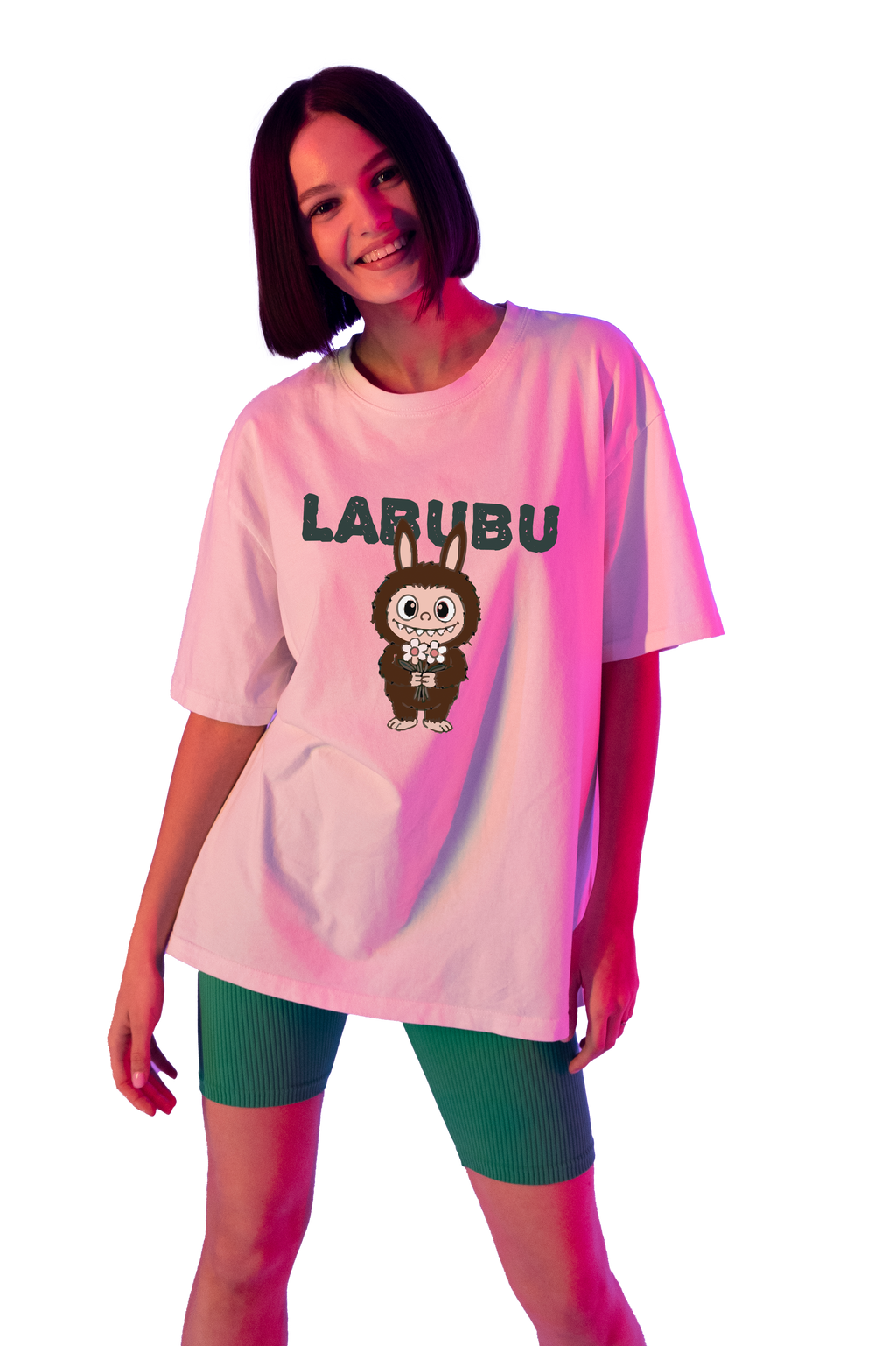 LABUBU OVERSIZED COTTON T-SHIRT