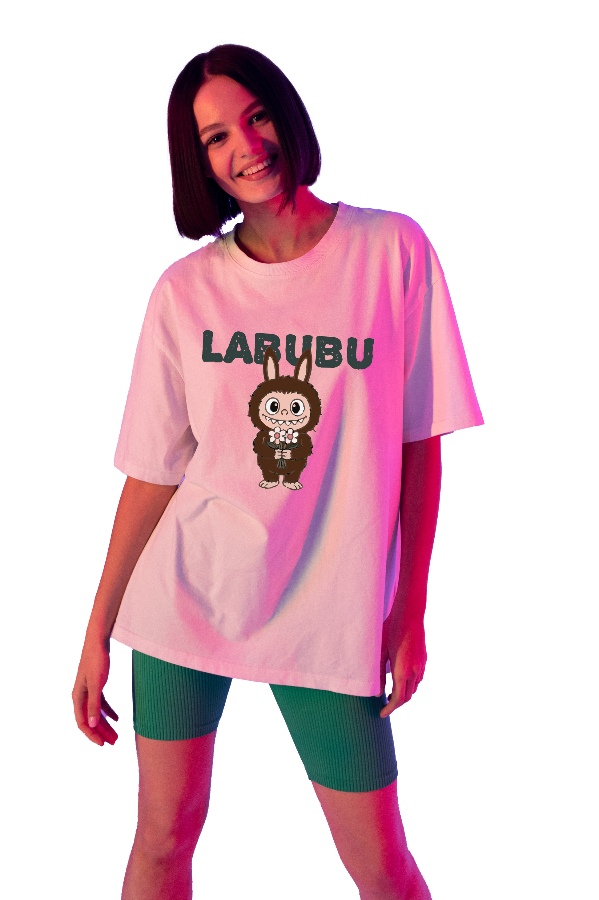 LABUBU OVERSIZED COTTON T-SHIRT