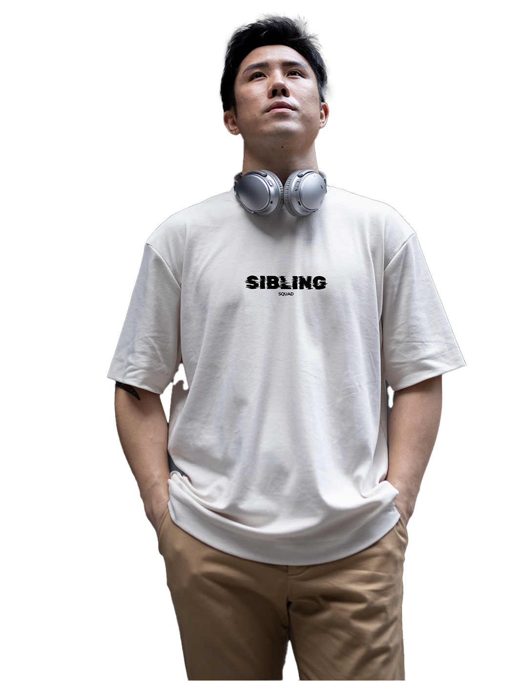 SIBLING SQUAD OVERSIZED COTTON T-SHIRT