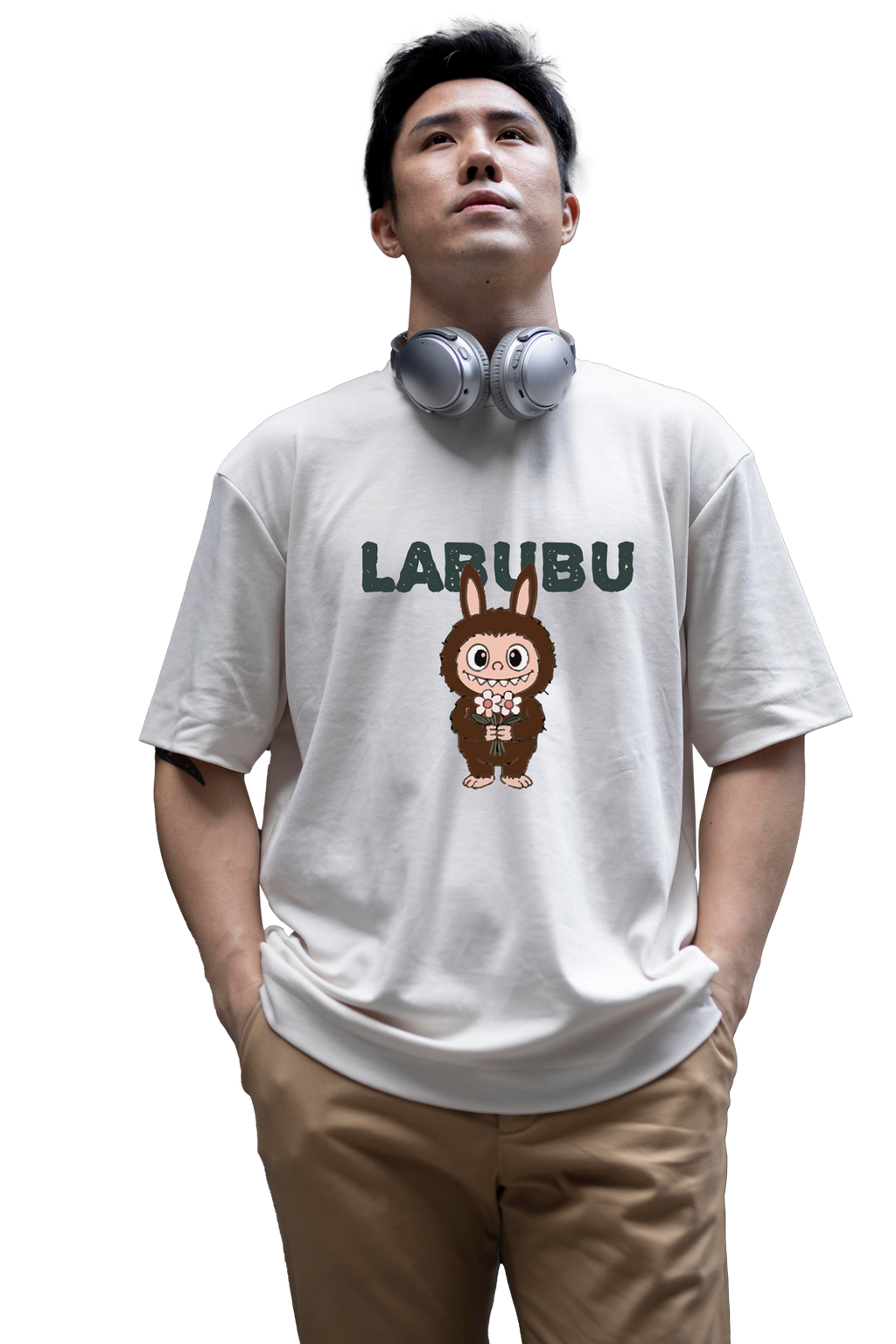 LABUBU OVERSIZED COTTON T-SHIRT