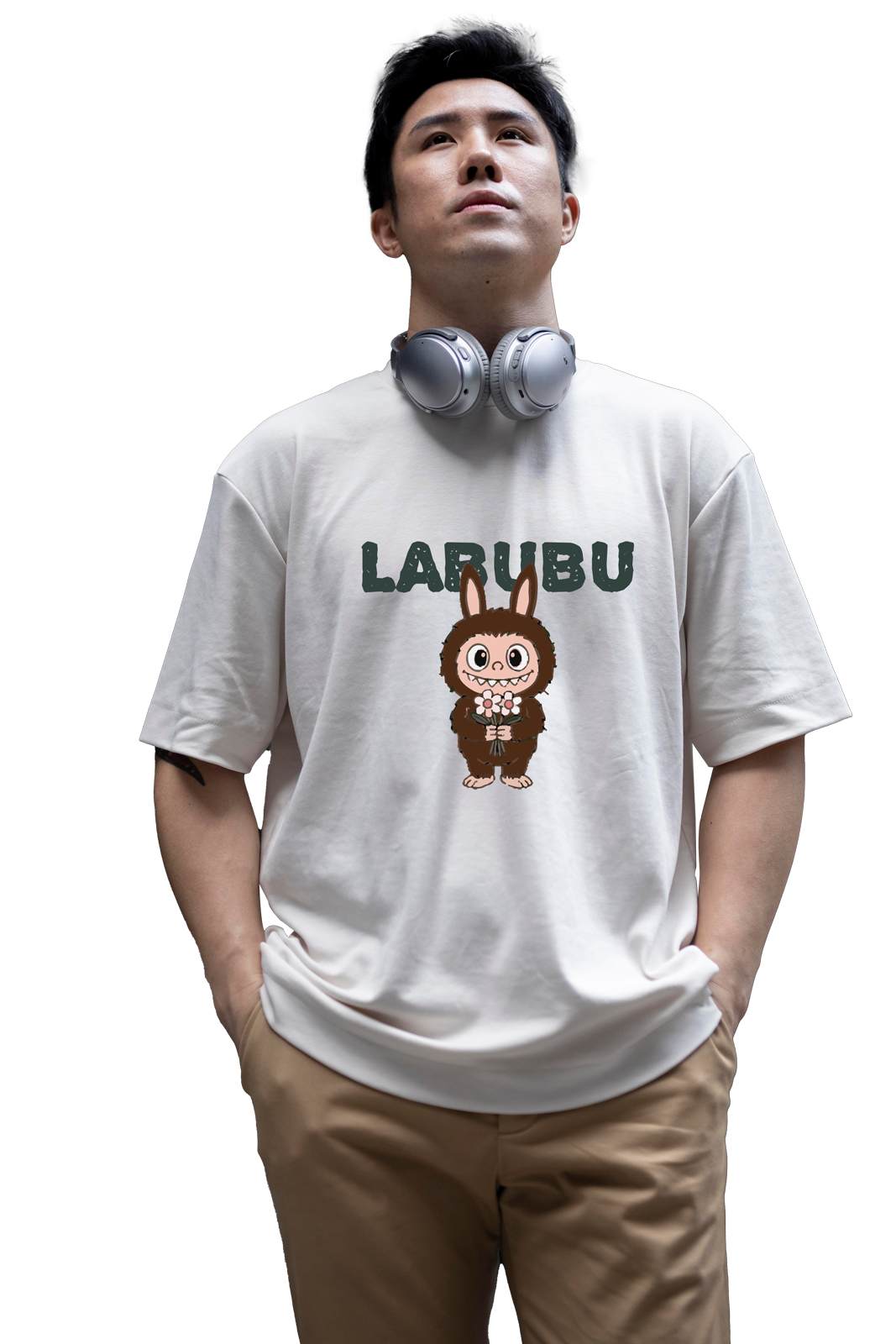 LABUBU OVERSIZED COTTON T-SHIRT