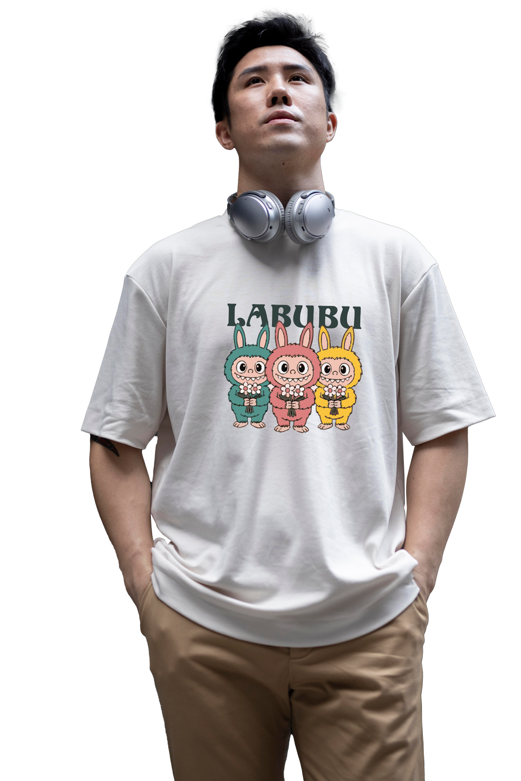 LABUBU OVERSIZED COTTON T-SHIRT